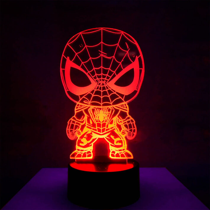Lámpara led spiderman