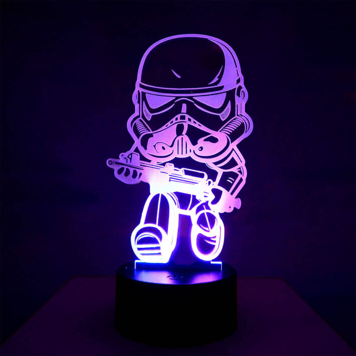 Lámpara led stormtrooper