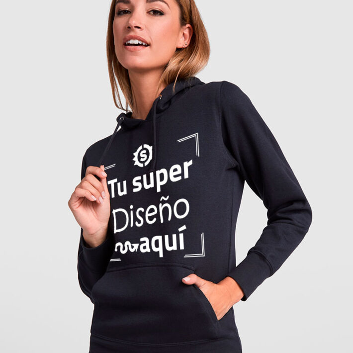 Sudadera con capucha premium mujer - imagen 2