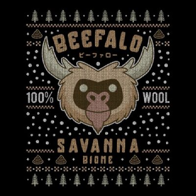 Savanna Beefalo Ugly Sweater