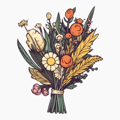 Ramo de flores Boho 009