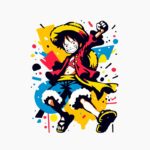 Aspirante rey pirata, retro vintage pop art