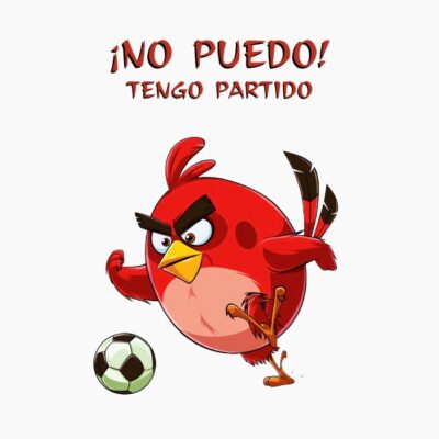 Red, Rojo de Angry Birds jugando al futbol