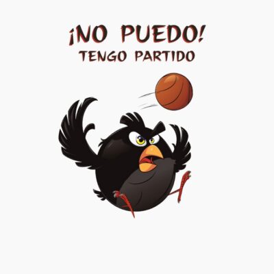 Black, Bomb, Negro de Angry Birds, jugando al basket