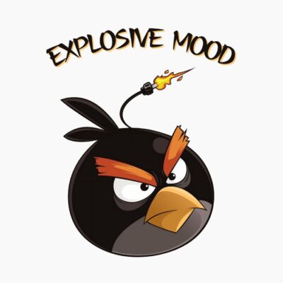 Black, Angry Bird Negro, con humor explosivo
