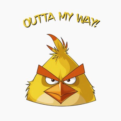 Yellow, Angry Bird Amarillo, pidiendo paso