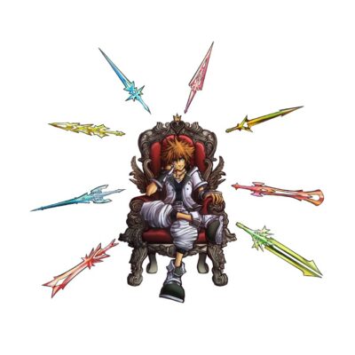 Sora throne Keyblades