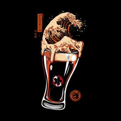 The Great Wave of Beer Glass