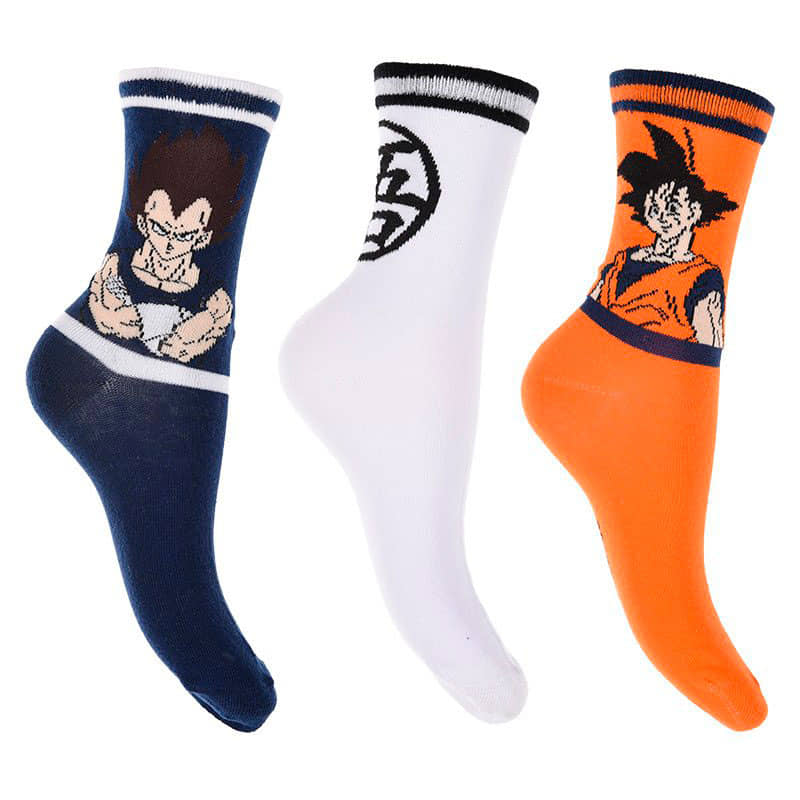 Pack 3 Calcetines Adulto Dragon Ball Bola De Dragón Bola De Dragón Z regalo original 1