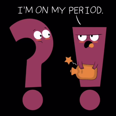 on my period