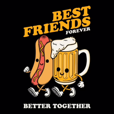 Best friends beer and hot dogs tiendas