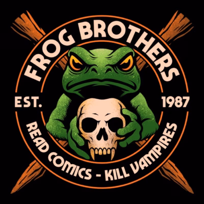 Frog brothers read comics kill vampires