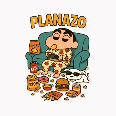 shin chan con nevado con planazo