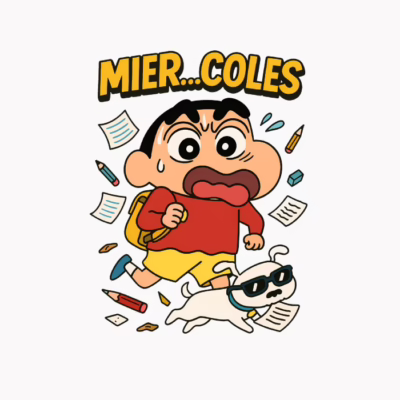 shin chan con nevado con mucho lio