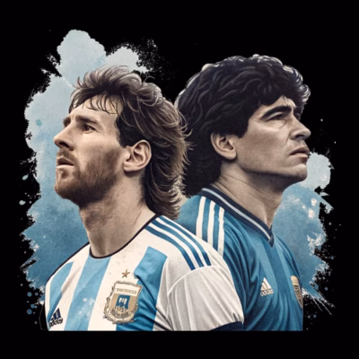 Messi y Maradona