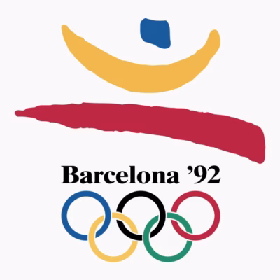 Olímpiadas Barcelona 92 con anillos