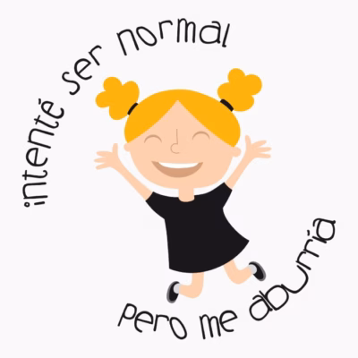 Intenté ser normal (chica)