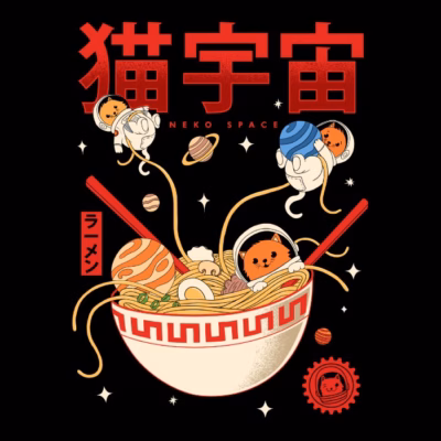 Neko space ramen adventure