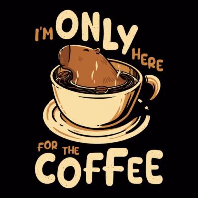 Only for the coffee