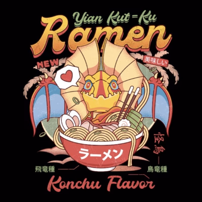 Scale Creature Ramen Vintage