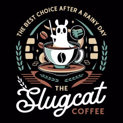 Cat Creature Coffee Emblem