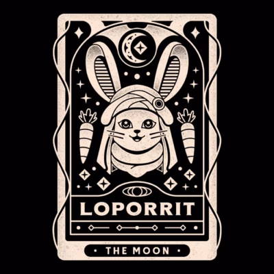 Loporrit Vintage Tarot Card