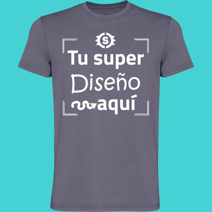 Camiseta lavada al ácido hombre