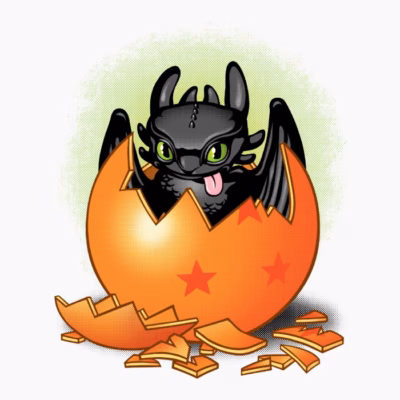 Dragon in the ball