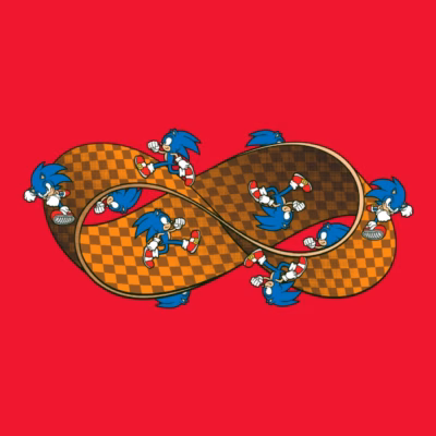 Sonic trapped in a loop game