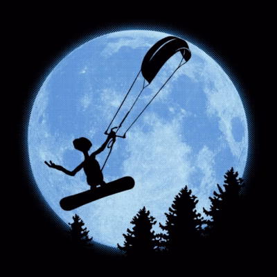 Snowkite escape