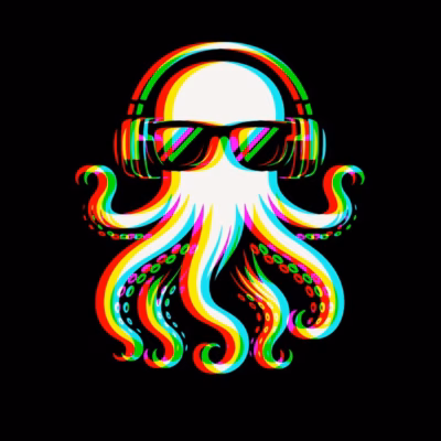 Música Disco Octopus RGB