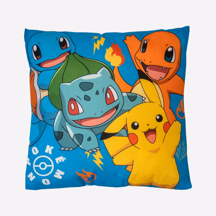 Cojín pokemon microfibra 35 x 35 cm