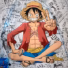 Paraguas Niño One Piece Transparente - Imagen 3