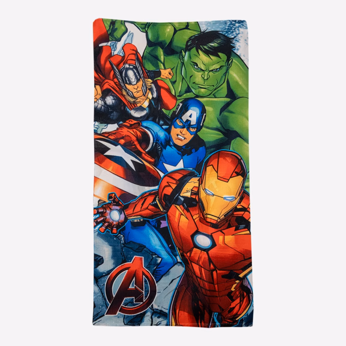 Toalla playa microfibra avengers 70 x 140 cm