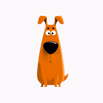 Camisetas de Animales Divertidos Diseño Vectorial Único para Amantes de la Naturaleza- Perro