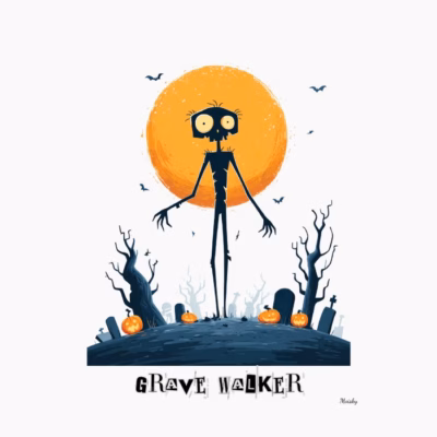 Zombie despistado, spooky halloween