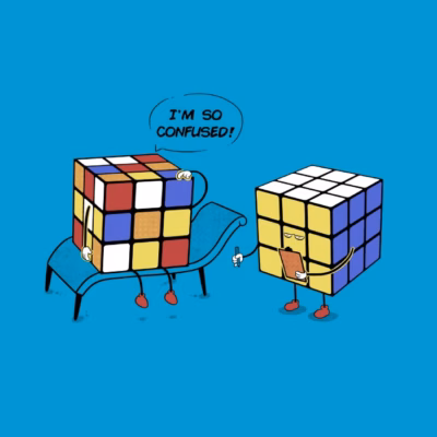 Confused Rubik Cube