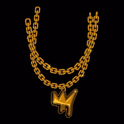 golden crown necklace