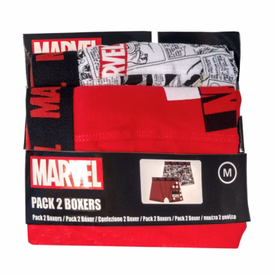 Lote 2 Boxers Hombre Marvel Comic