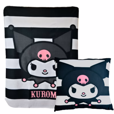 Alternative view of Set de Manta Con Cojín Kuromi