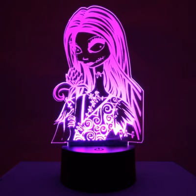Lámpara LED Pesadilla Antes De Navidad Sally