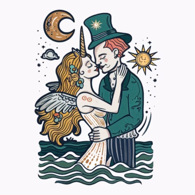 Whimsical Unicorn Love