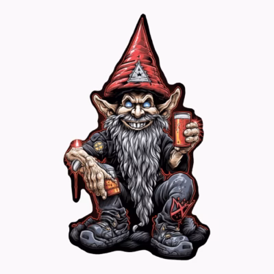 Punk Rock Beer Gnome