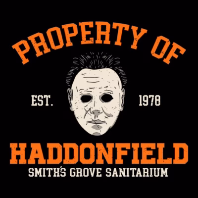 property of haddonfield shirtwoot