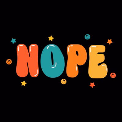 nope happy flower shirtwoot