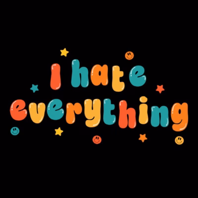 i hate everything happy flowers shirtwoot