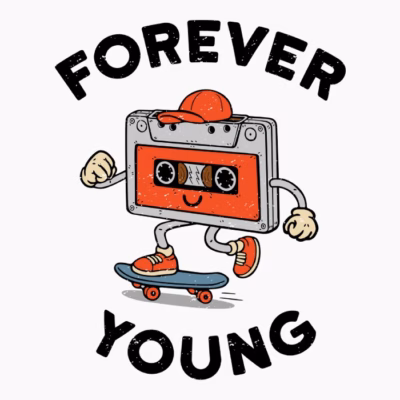 forever young cassette shirtwoot