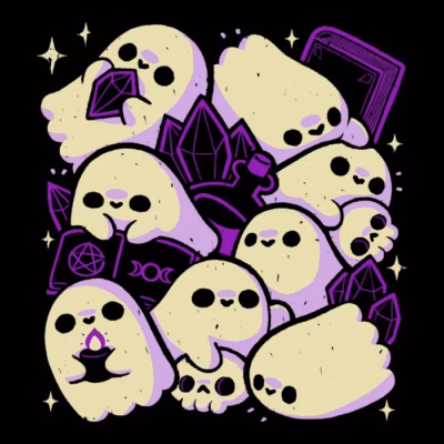 Spooky Cute Ghosts and Witchcraft