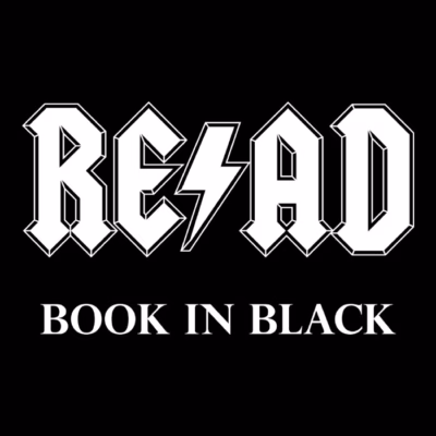Re ad book in black