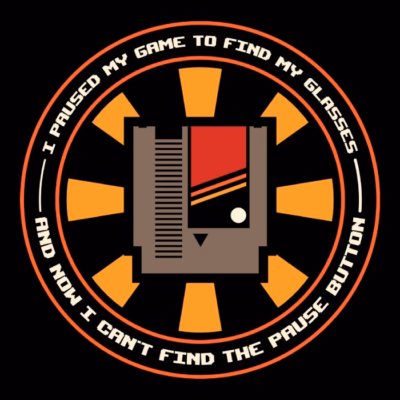 I paused my game to find my glasses